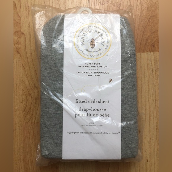 Burt’s Bees Baby Fitted Crib Sheet - Picture 3 of 4